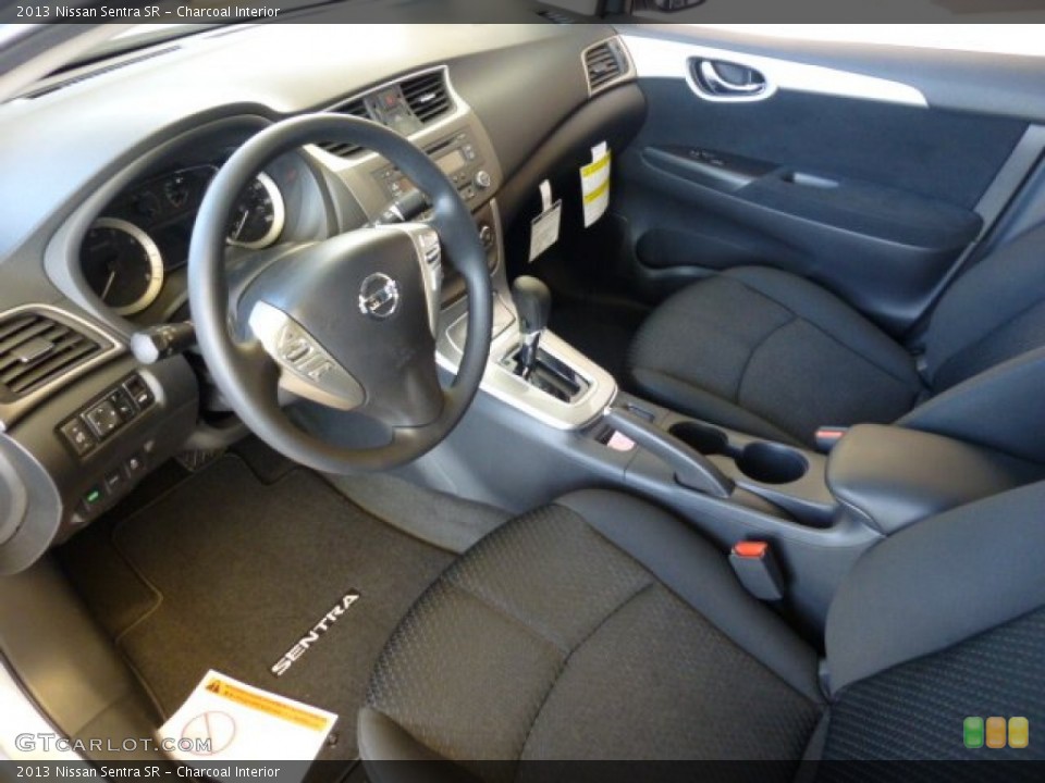 Charcoal Interior Prime Interior for the 2013 Nissan Sentra SR #73872101
