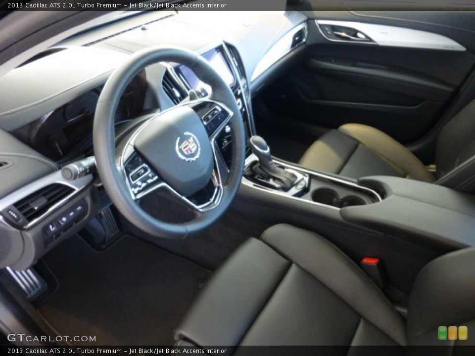 Jet Black/Jet Black Accents Interior Prime Interior for the 2013 Cadillac ATS 2.0L Turbo Premium #73872530