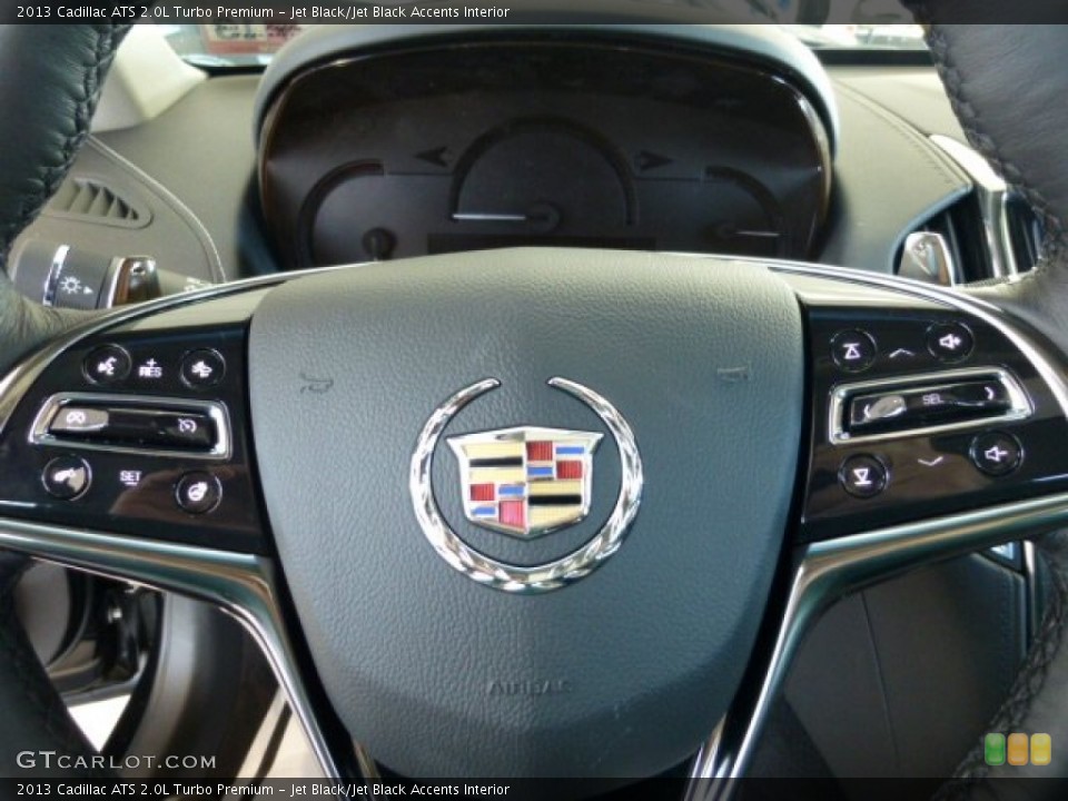 Jet Black/Jet Black Accents Interior Controls for the 2013 Cadillac ATS 2.0L Turbo Premium #73872554