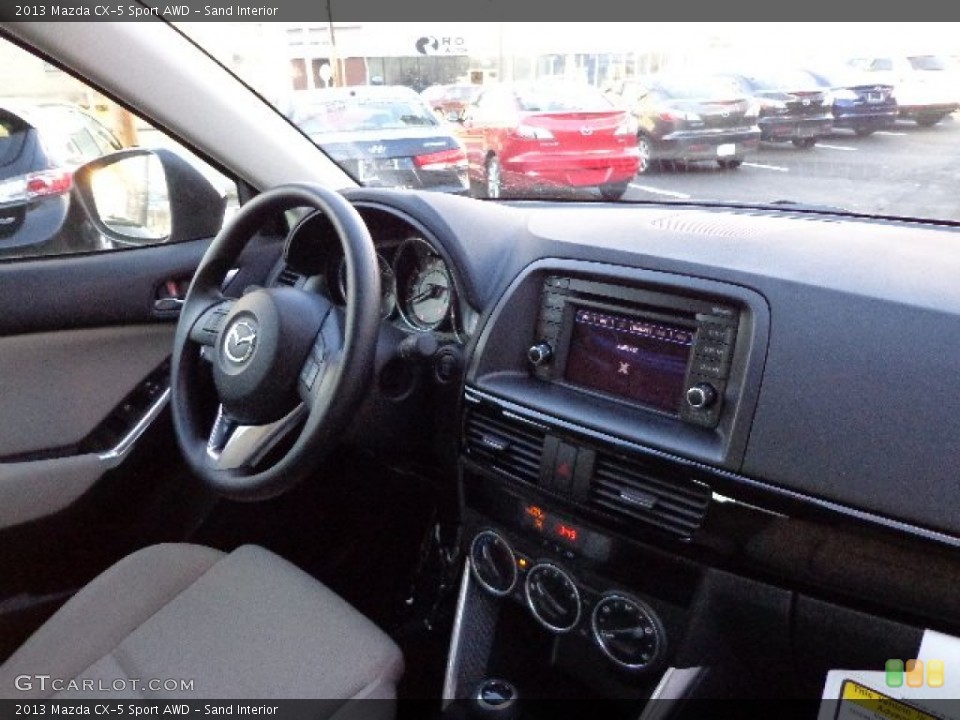 Sand Interior Dashboard for the 2013 Mazda CX-5 Sport AWD #73872830
