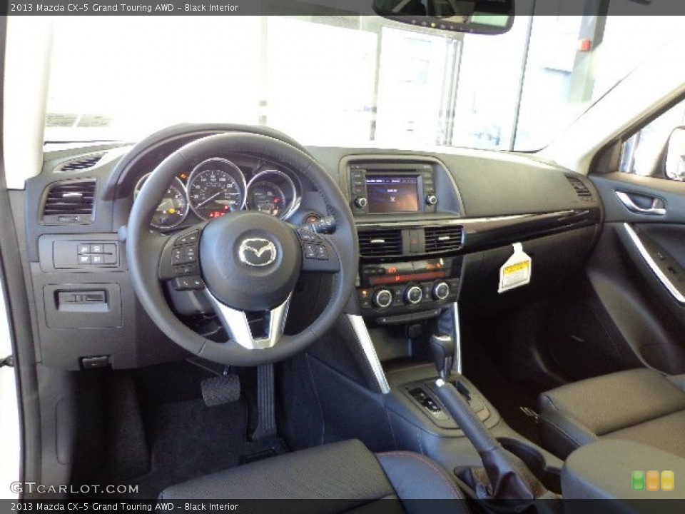 Black Interior Prime Interior for the 2013 Mazda CX-5 Grand Touring AWD #73873157