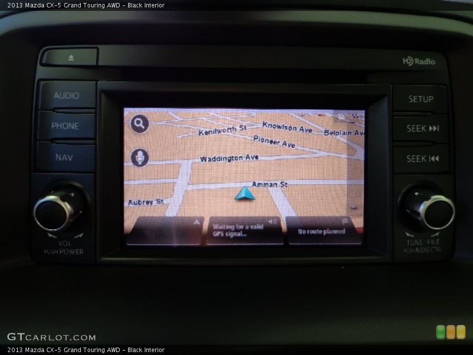 Black Interior Navigation for the 2013 Mazda CX-5 Grand Touring AWD #73873226