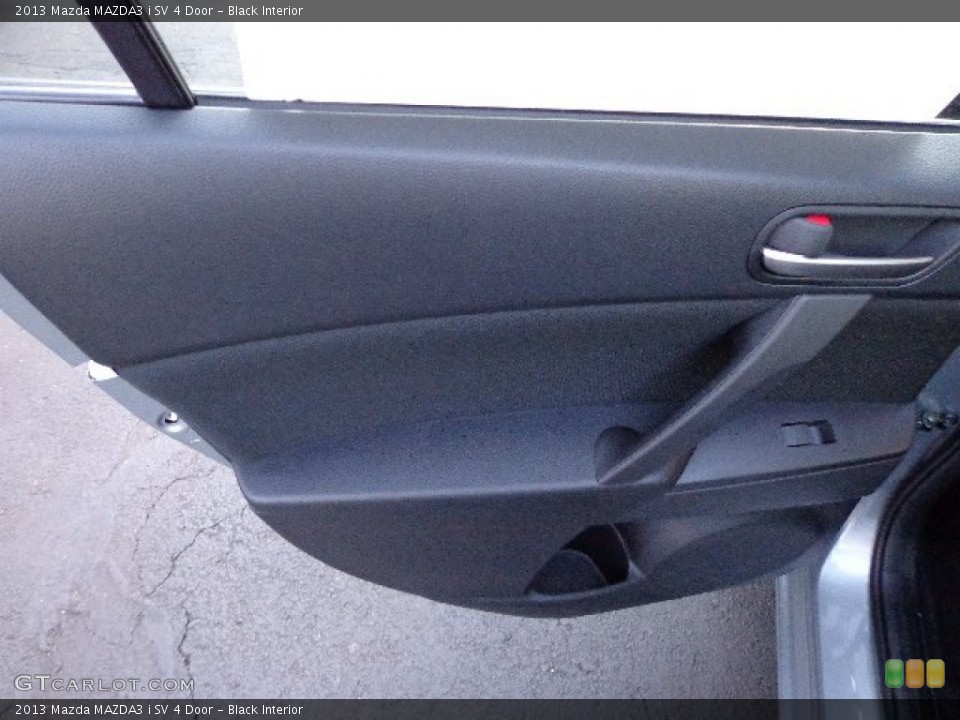 Black Interior Door Panel for the 2013 Mazda MAZDA3 i SV 4 Door #73873442