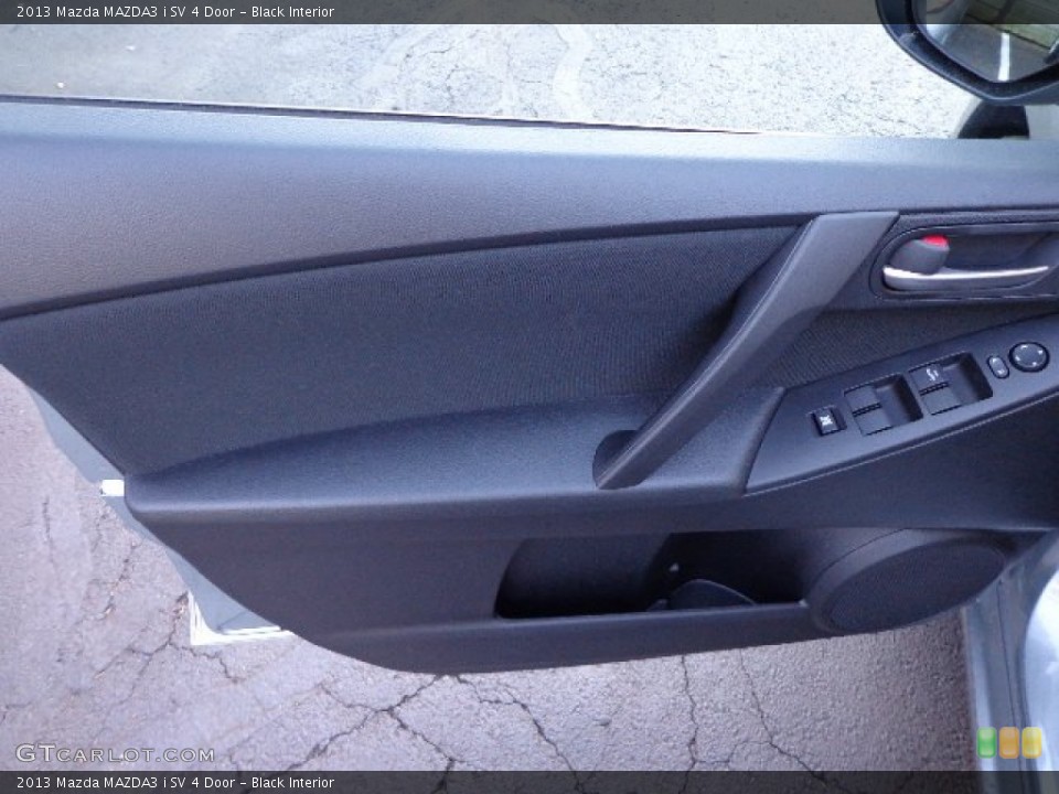 Black Interior Door Panel for the 2013 Mazda MAZDA3 i SV 4 Door #73873454