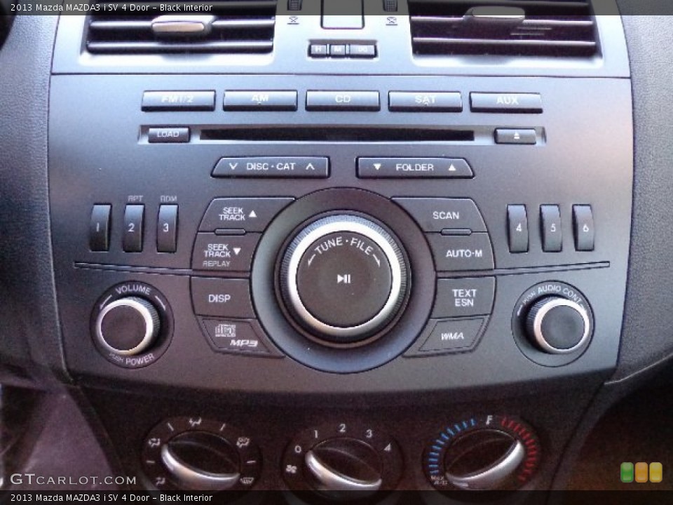 Black Interior Controls for the 2013 Mazda MAZDA3 i SV 4 Door #73873784