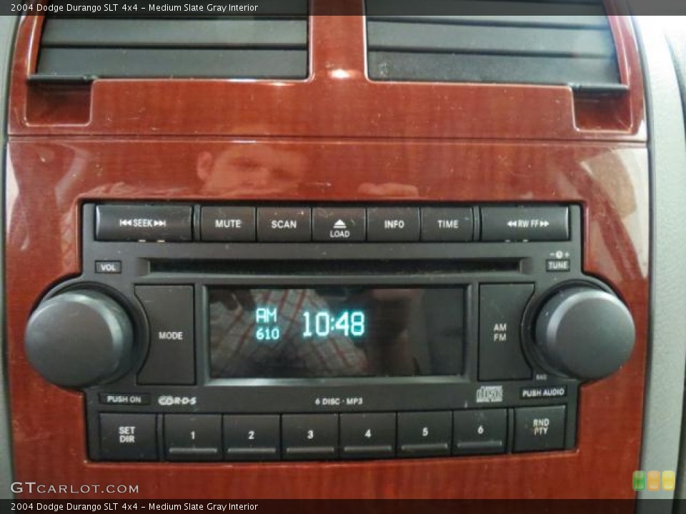 Medium Slate Gray Interior Audio System for the 2004 Dodge Durango SLT 4x4 #73874069