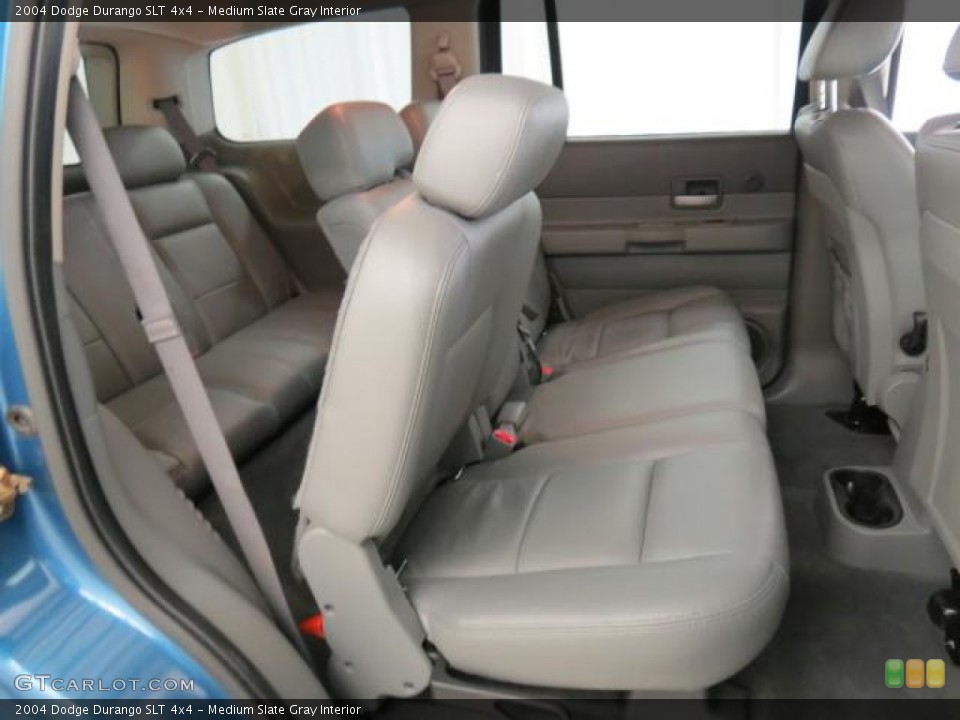Medium Slate Gray Interior Rear Seat for the 2004 Dodge Durango SLT 4x4 #73874189