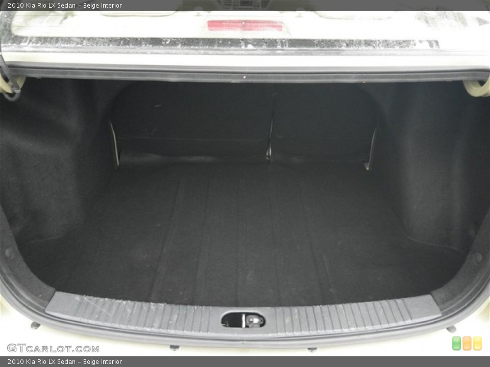 Beige Interior Trunk for the 2010 Kia Rio LX Sedan #73881065