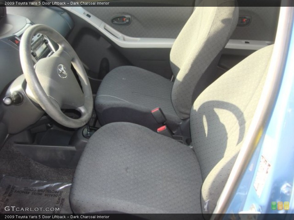 Dark Charcoal Interior Front Seat for the 2009 Toyota Yaris 5 Door Liftback #73881326