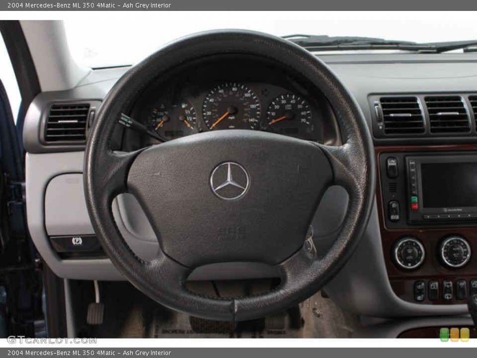 Ash Grey Interior Steering Wheel for the 2004 Mercedes-Benz ML 350 4Matic #73883129