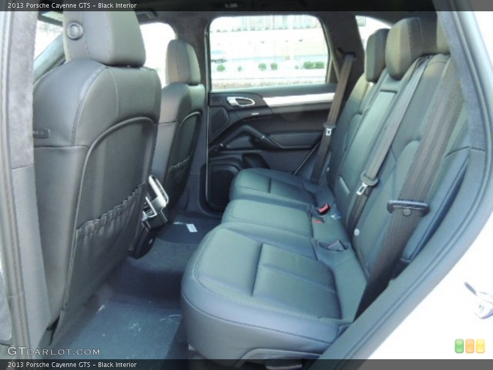 Black Interior Rear Seat for the 2013 Porsche Cayenne GTS #73885562