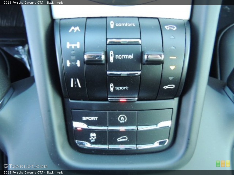 Black Interior Controls for the 2013 Porsche Cayenne GTS #73885718