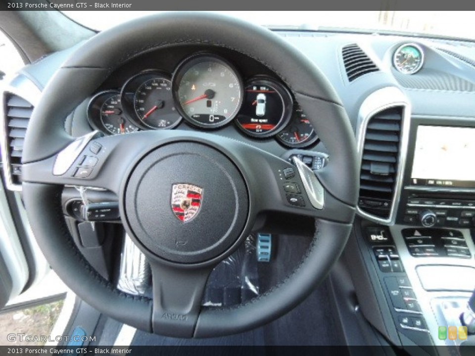 Black Interior Steering Wheel for the 2013 Porsche Cayenne GTS #73885739