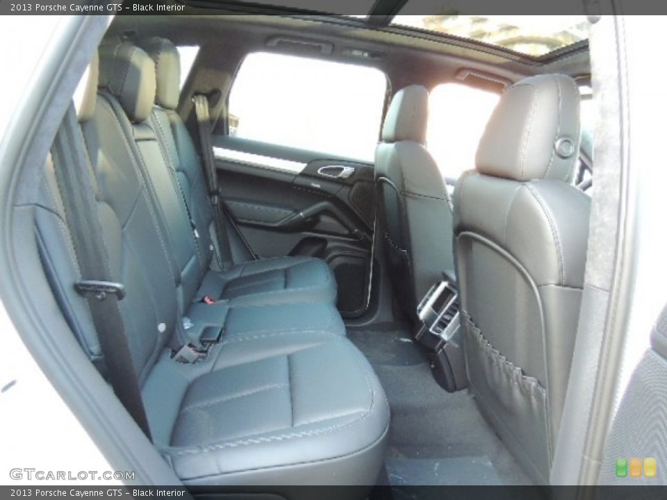 Black Interior Rear Seat for the 2013 Porsche Cayenne GTS #73885868