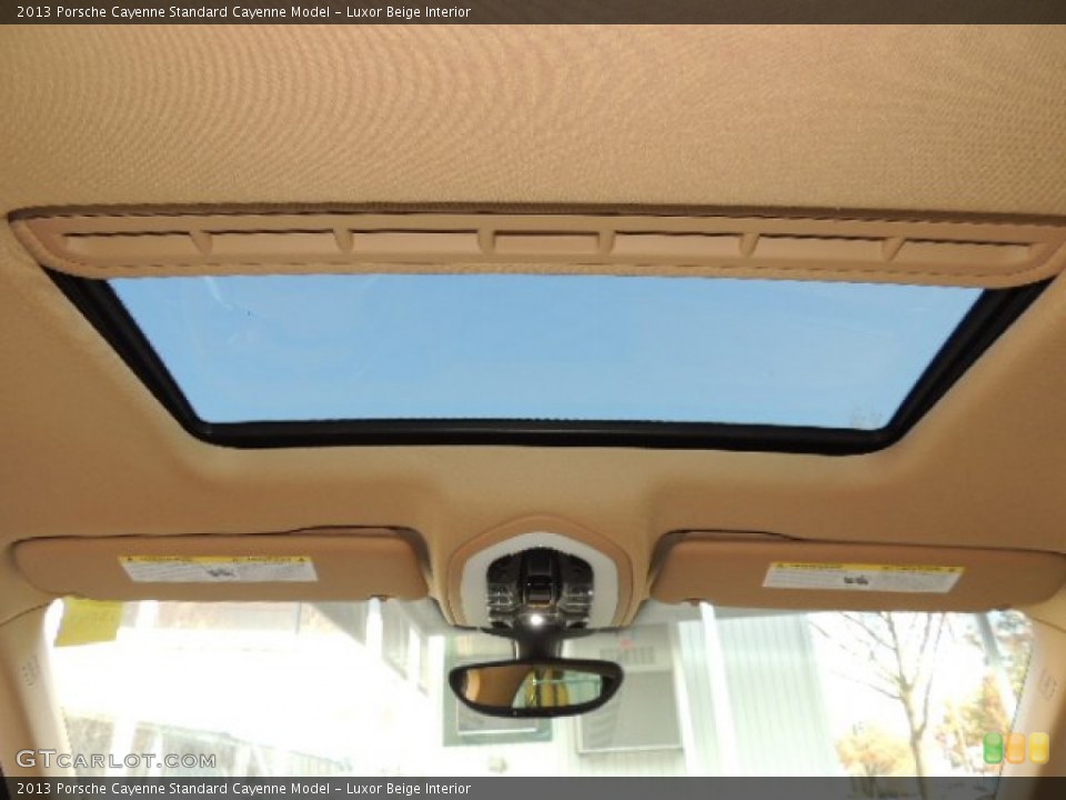 Luxor Beige Interior Sunroof for the 2013 Porsche Cayenne  #73886152