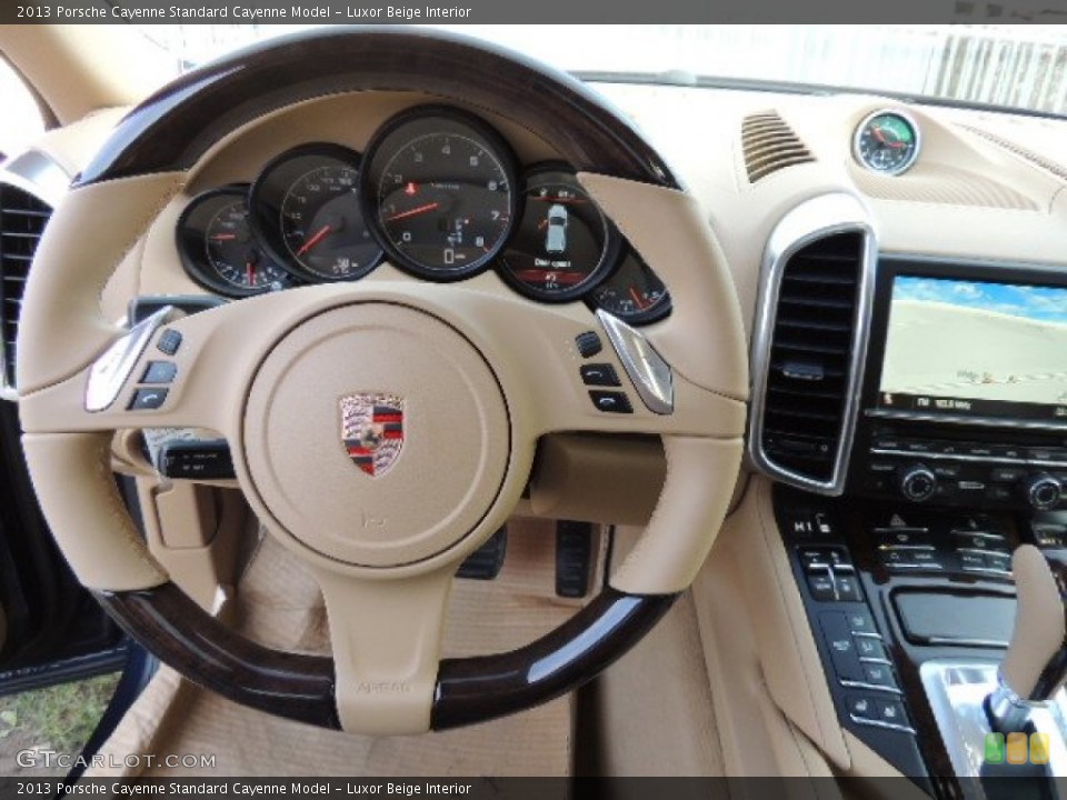 Luxor Beige Interior Steering Wheel for the 2013 Porsche Cayenne  #73886324