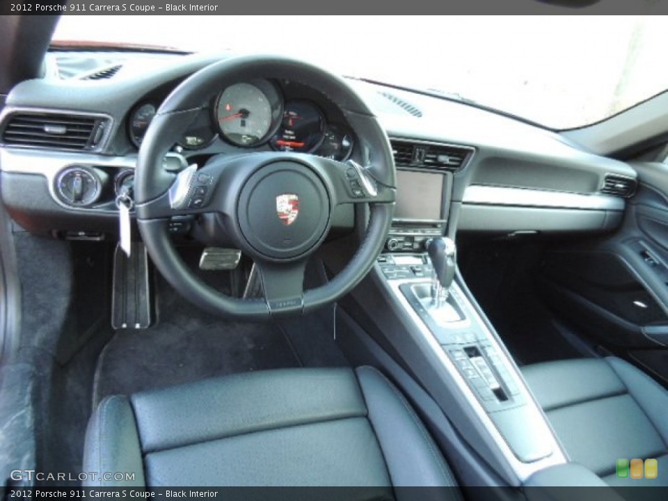 Black Interior Prime Interior for the 2012 Porsche 911 Carrera S Coupe #73886879