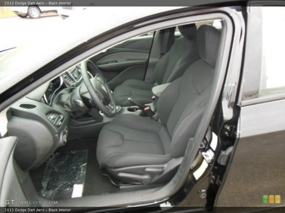 Black Interior Front Seat for the 2013 Dodge Dart Aero #73886925