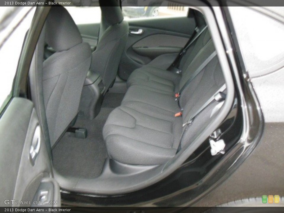 Black Interior Rear Seat for the 2013 Dodge Dart Aero #73886957