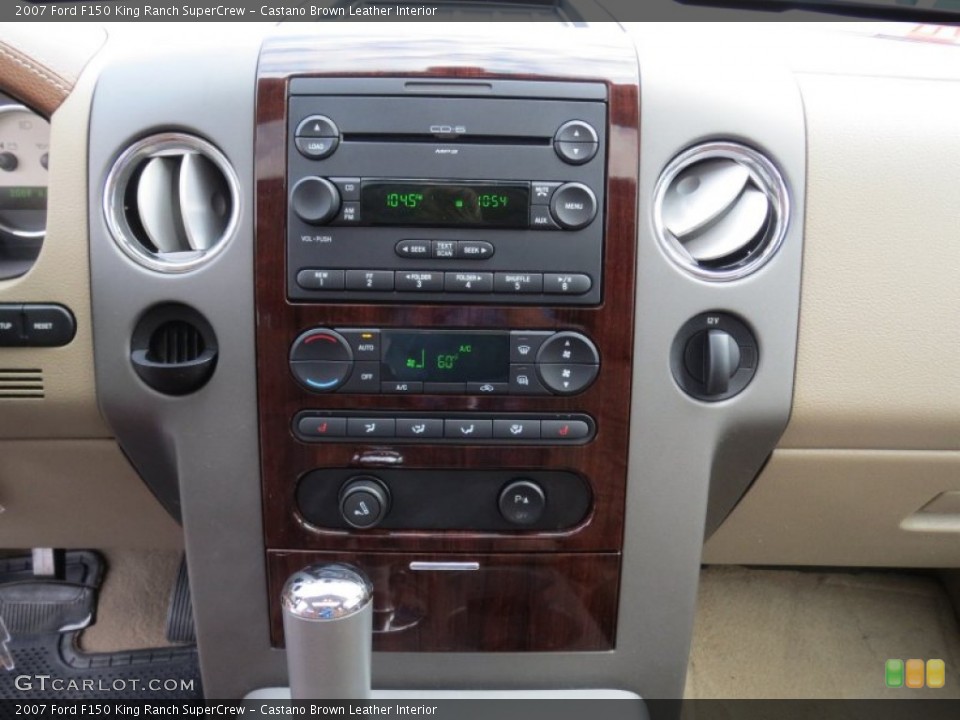 Castano Brown Leather Interior Controls for the 2007 Ford F150 King Ranch SuperCrew #73887101
