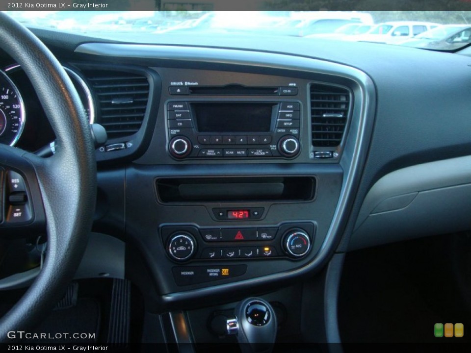Gray Interior Controls for the 2012 Kia Optima LX #73887135