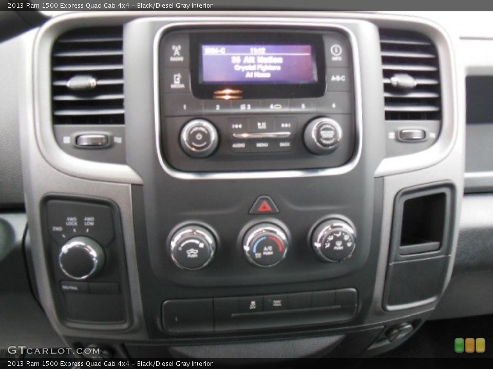 Black/Diesel Gray Interior Controls for the 2013 Ram 1500 Express Quad Cab 4x4 #73887328