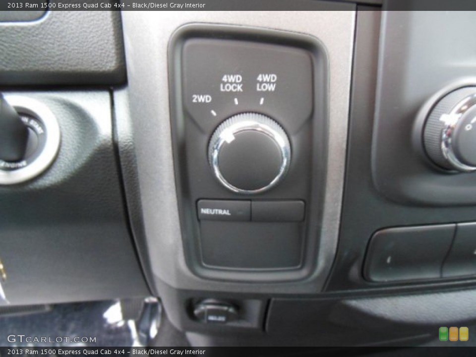 Black/Diesel Gray Interior Controls for the 2013 Ram 1500 Express Quad Cab 4x4 #73887337