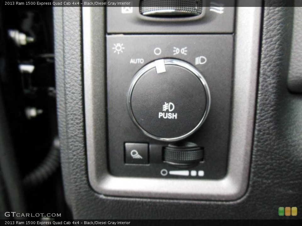 Black/Diesel Gray Interior Controls for the 2013 Ram 1500 Express Quad Cab 4x4 #73887377