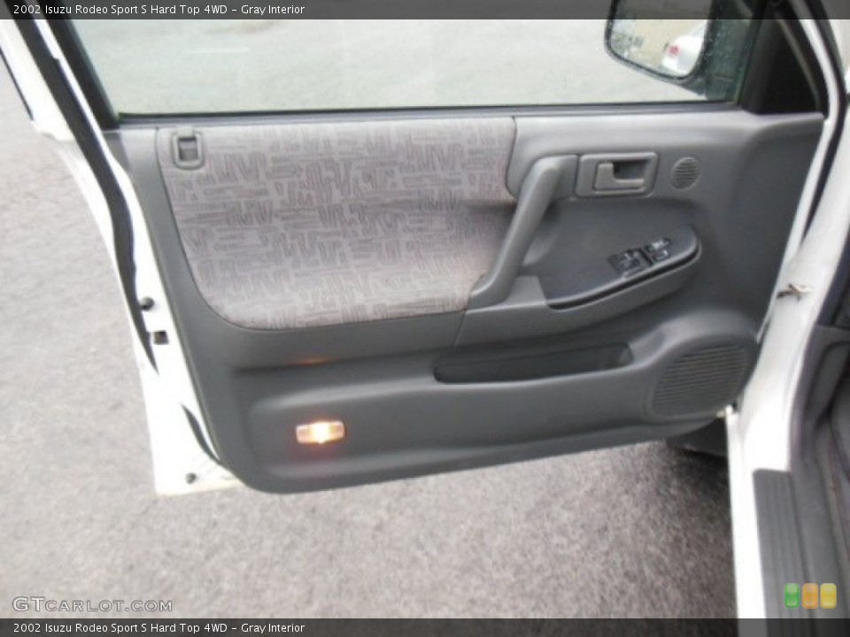 Gray Interior Door Panel for the 2002 Isuzu Rodeo Sport S Hard Top 4WD #73888856