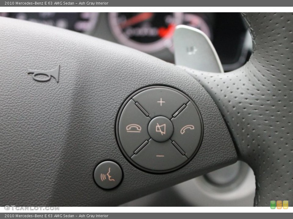 Ash Gray Interior Controls for the 2010 Mercedes-Benz E 63 AMG Sedan #73889339