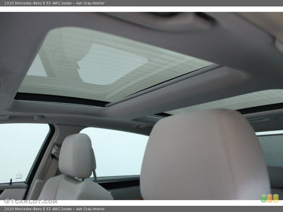 Ash Gray Interior Sunroof for the 2010 Mercedes-Benz E 63 AMG Sedan #73889594