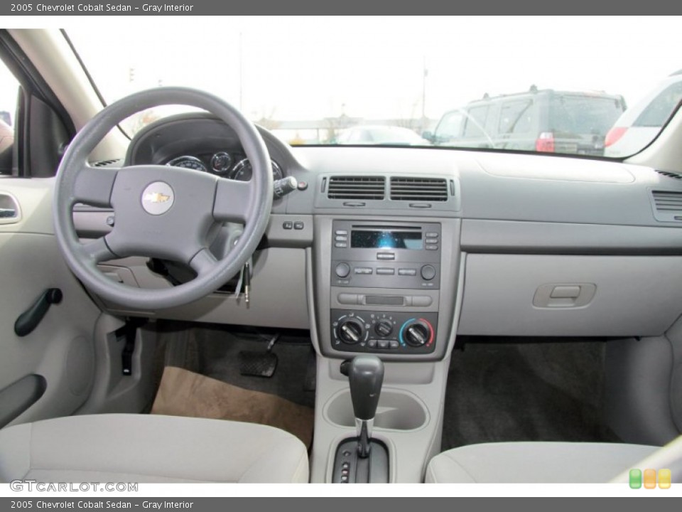 Gray Interior Dashboard for the 2005 Chevrolet Cobalt Sedan #73890679