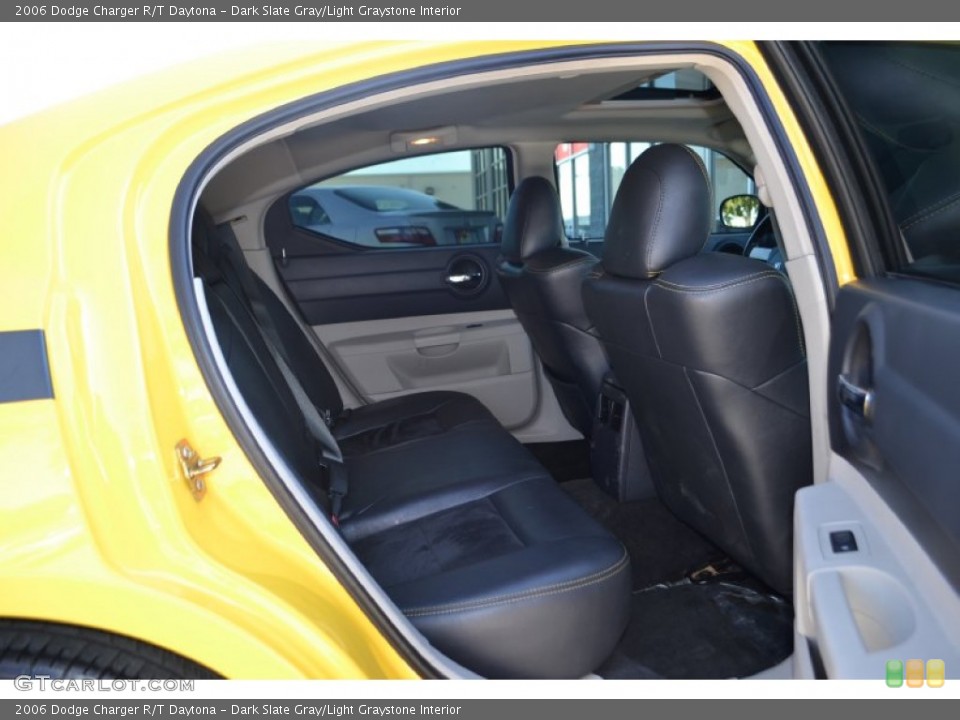 Dark Slate Gray/Light Graystone Interior Rear Seat for the 2006 Dodge Charger R/T Daytona #73892259