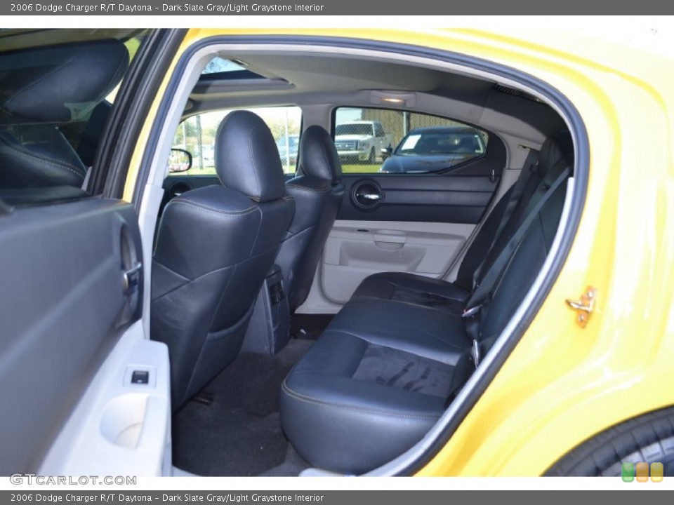 Dark Slate Gray/Light Graystone Interior Rear Seat for the 2006 Dodge Charger R/T Daytona #73892271
