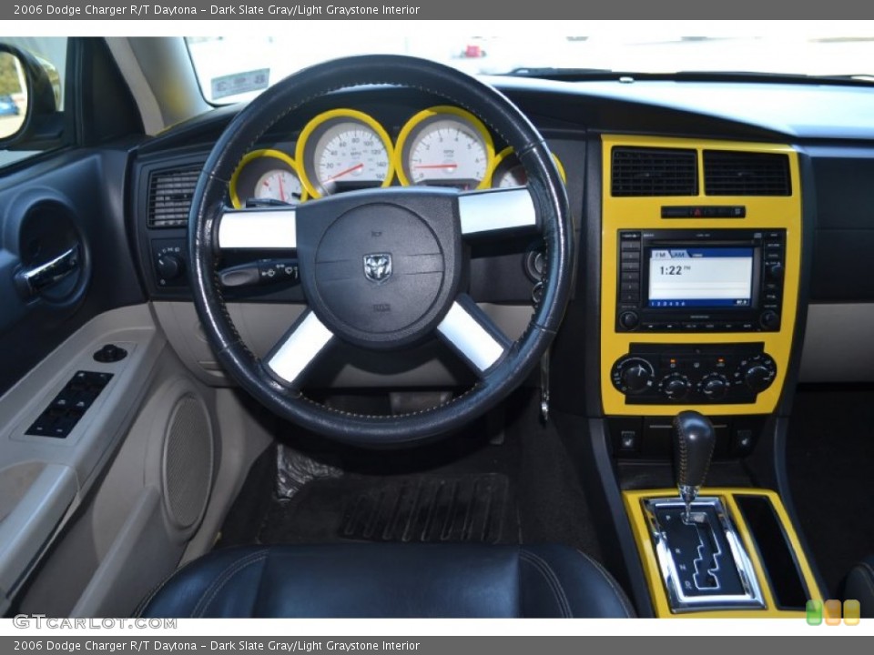 Dark Slate Gray/Light Graystone Interior Dashboard for the 2006 Dodge Charger R/T Daytona #73892318