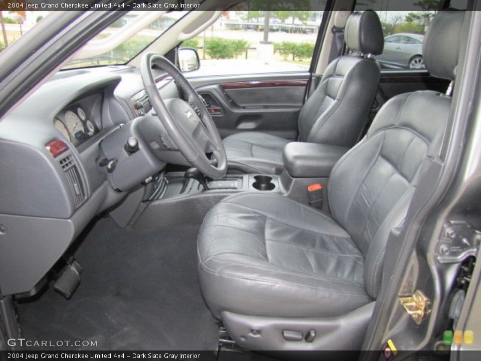 Dark Slate Gray Interior Photo for the 2004 Jeep Grand Cherokee Limited 4x4 #73892624