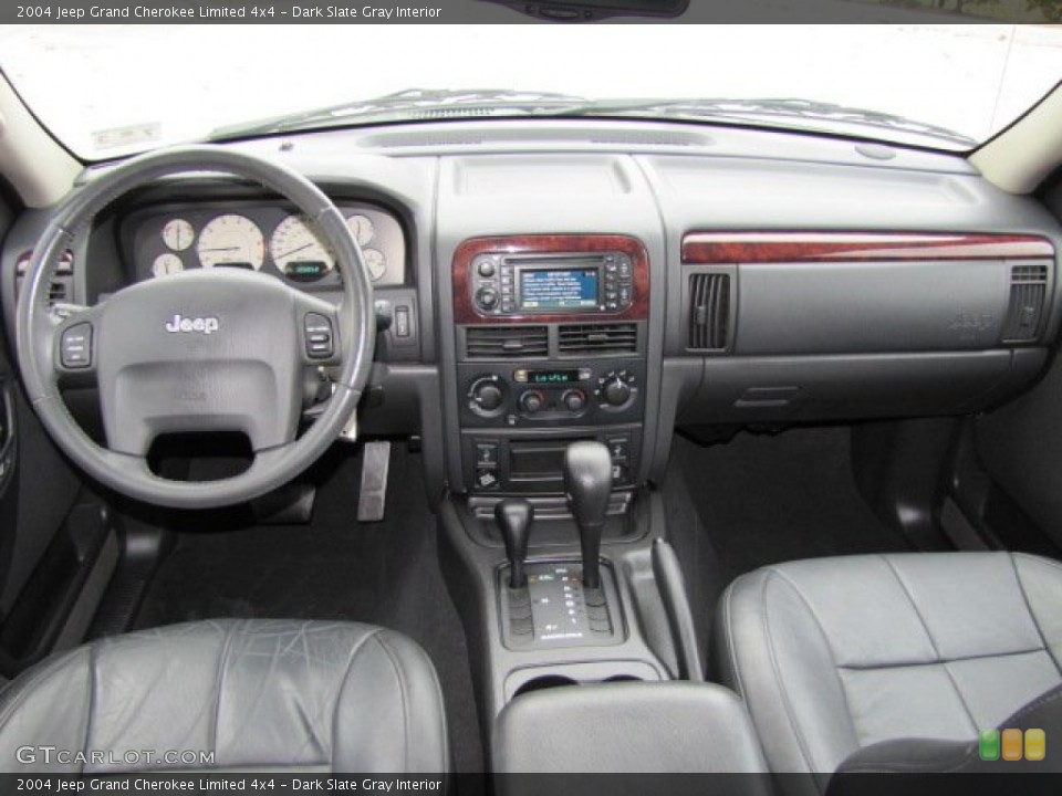 Dark Slate Gray Interior Dashboard for the 2004 Jeep Grand Cherokee Limited 4x4 #73892636