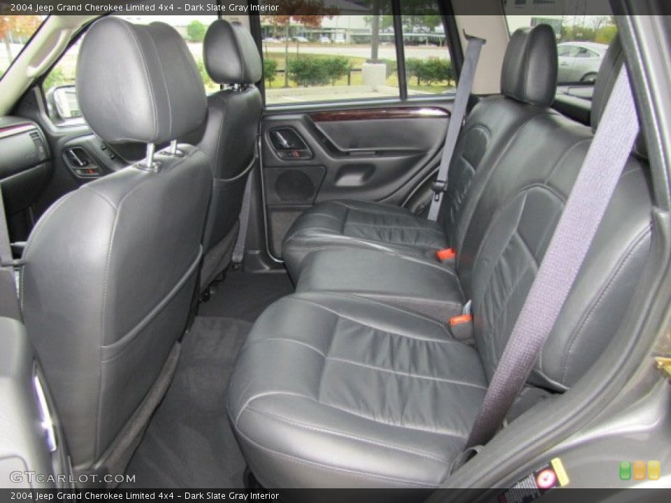 Dark Slate Gray Interior Rear Seat for the 2004 Jeep Grand Cherokee Limited 4x4 #73892651