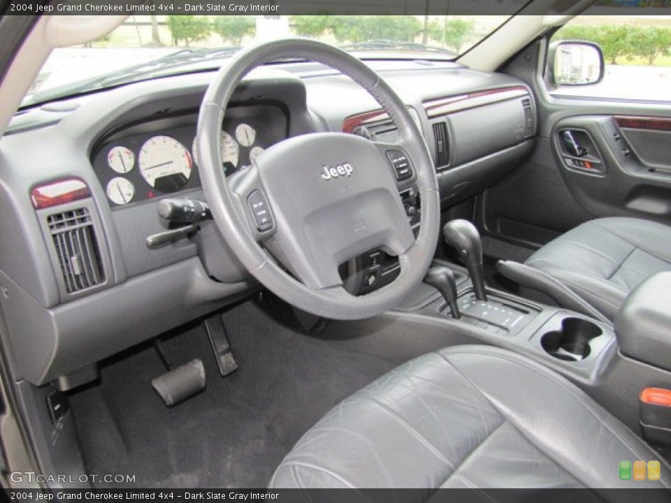 Dark Slate Gray Interior Photo for the 2004 Jeep Grand Cherokee Limited 4x4 #73892771