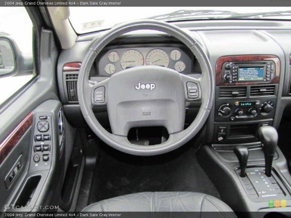 Dark Slate Gray Interior Dashboard for the 2004 Jeep Grand Cherokee Limited 4x4 #73892786