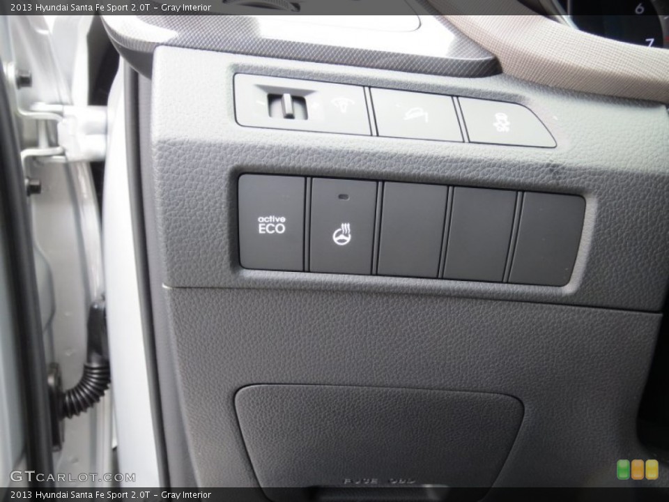 Gray Interior Controls for the 2013 Hyundai Santa Fe Sport 2.0T #73892843