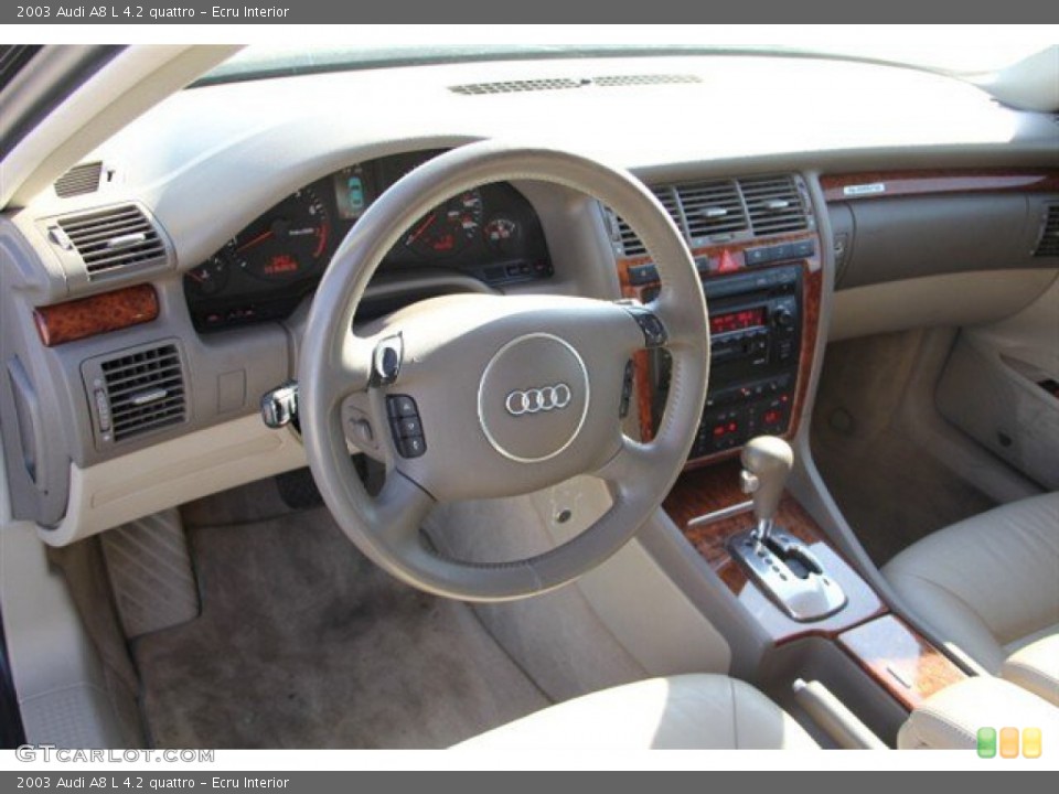 Ecru 2003 Audi A8 Interiors