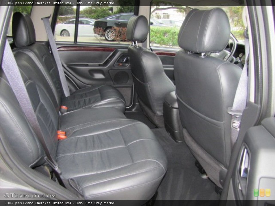 Dark Slate Gray Interior Rear Seat for the 2004 Jeep Grand Cherokee Limited 4x4 #73892935