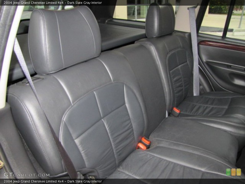 Dark Slate Gray Interior Rear Seat for the 2004 Jeep Grand Cherokee Limited 4x4 #73892951