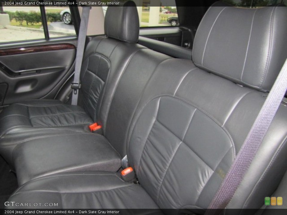 Dark Slate Gray Interior Rear Seat for the 2004 Jeep Grand Cherokee Limited 4x4 #73892993