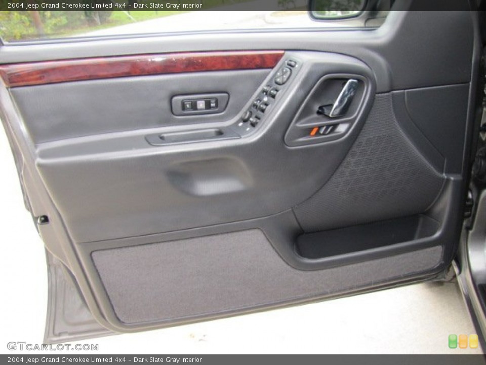 Dark Slate Gray Interior Door Panel for the 2004 Jeep Grand Cherokee Limited 4x4 #73893068