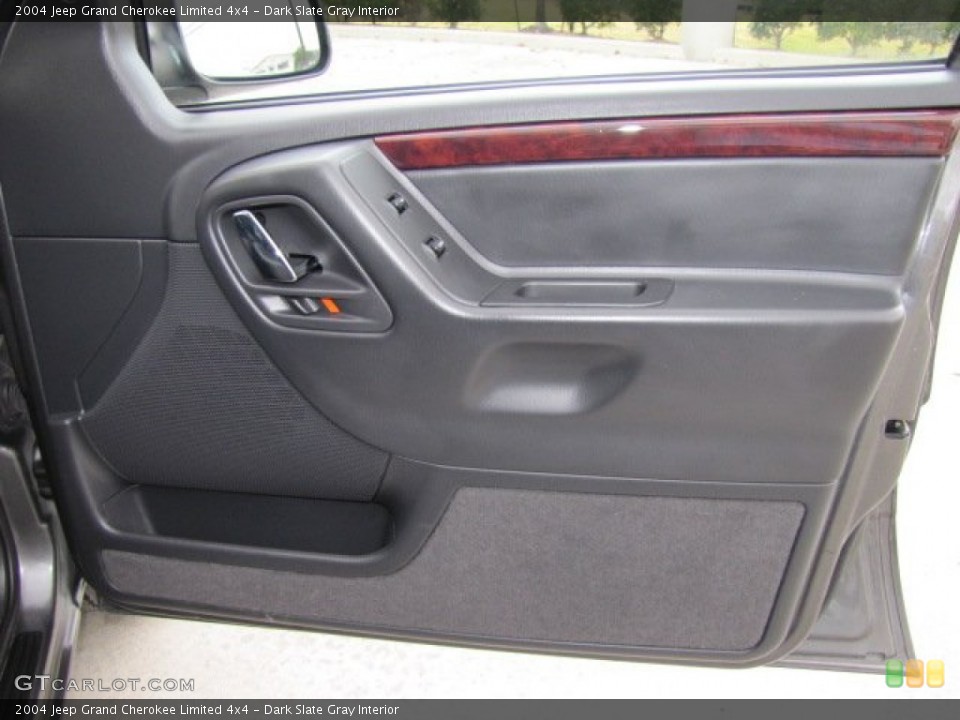 Dark Slate Gray Interior Door Panel for the 2004 Jeep Grand Cherokee Limited 4x4 #73893125