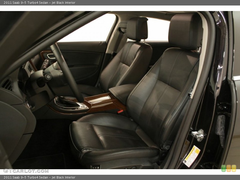 Jet Black Interior Photo for the 2011 Saab 9-5 Turbo4 Sedan #73895750