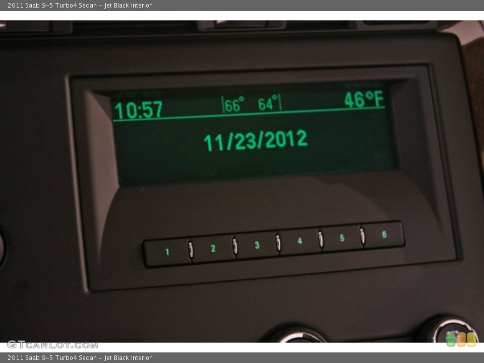 Jet Black Interior Controls for the 2011 Saab 9-5 Turbo4 Sedan #73895849