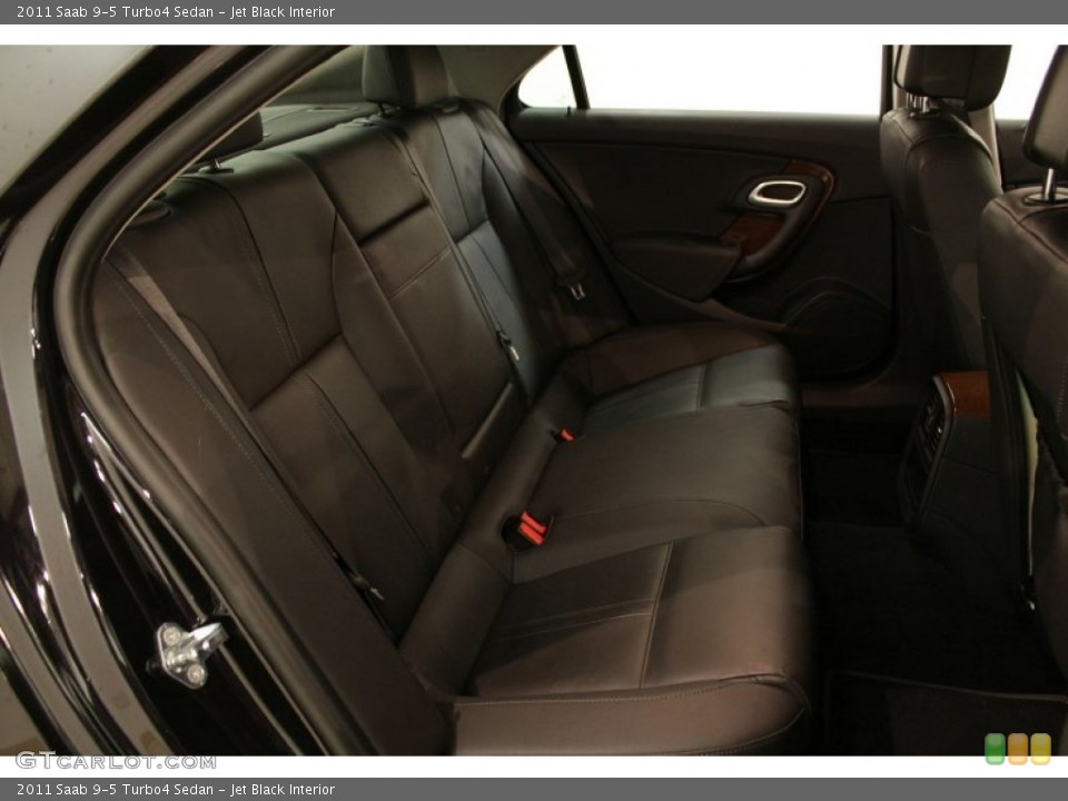 Jet Black Interior Rear Seat for the 2011 Saab 9-5 Turbo4 Sedan #73895973
